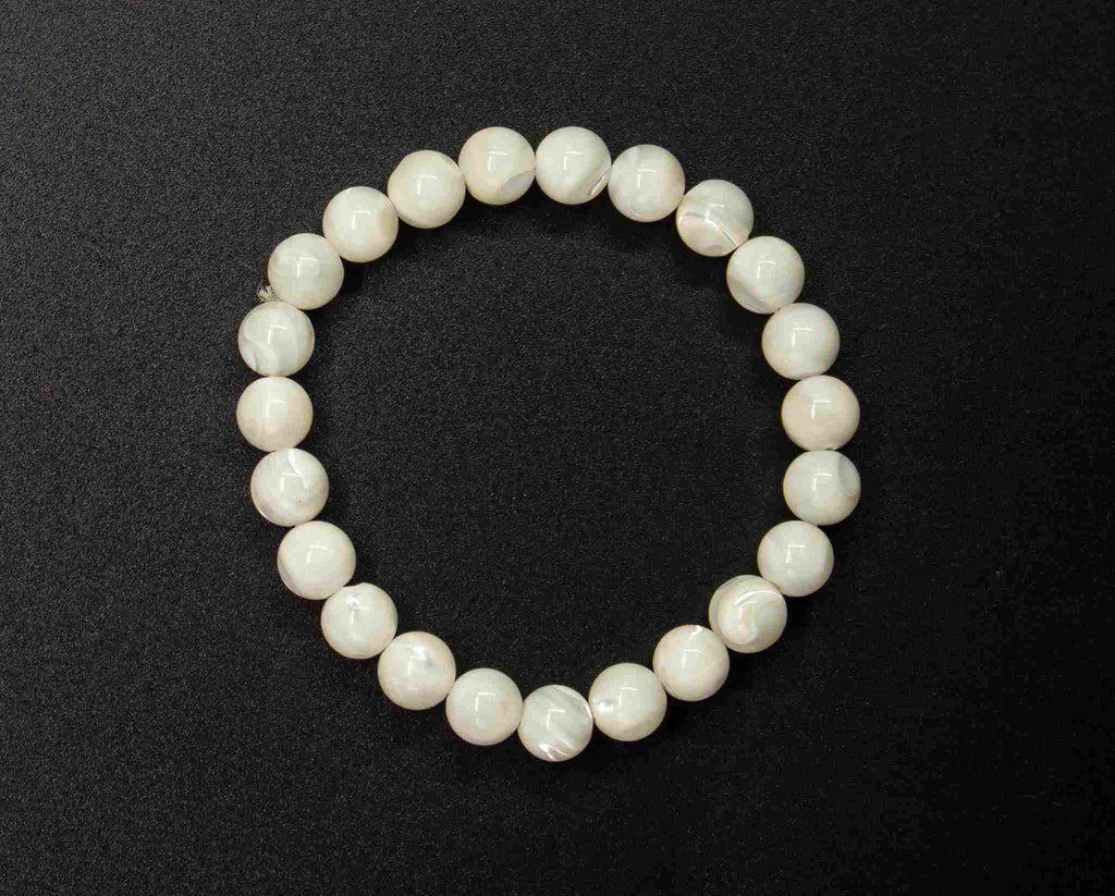 mother of pearl bracelet 8mm