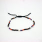 multi crystal anklet