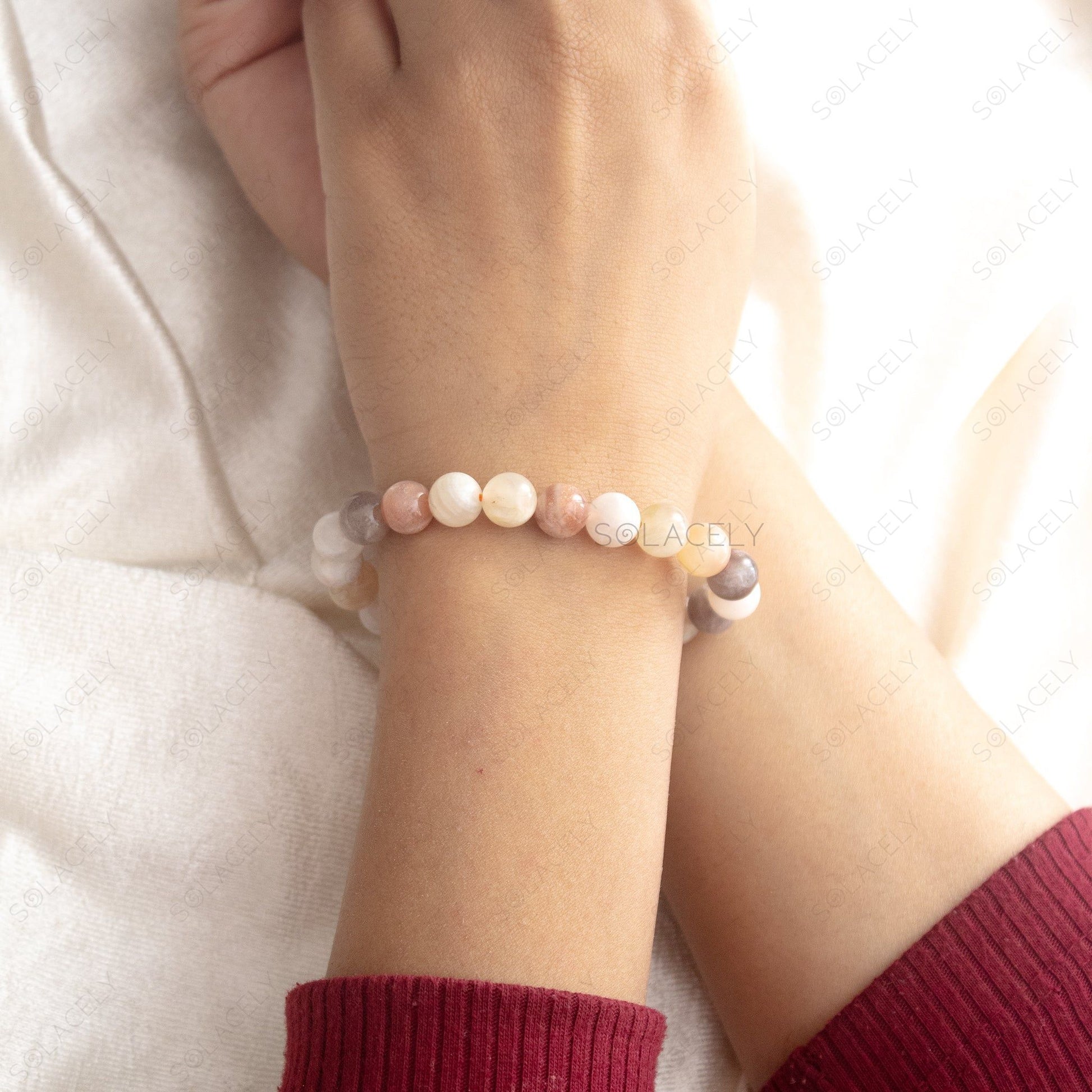 multi moonstone bracelet