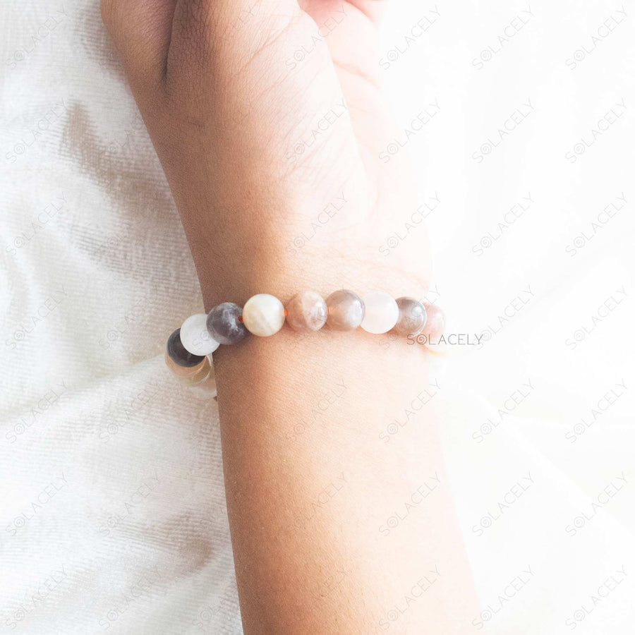 multicolor moonstone bracelet