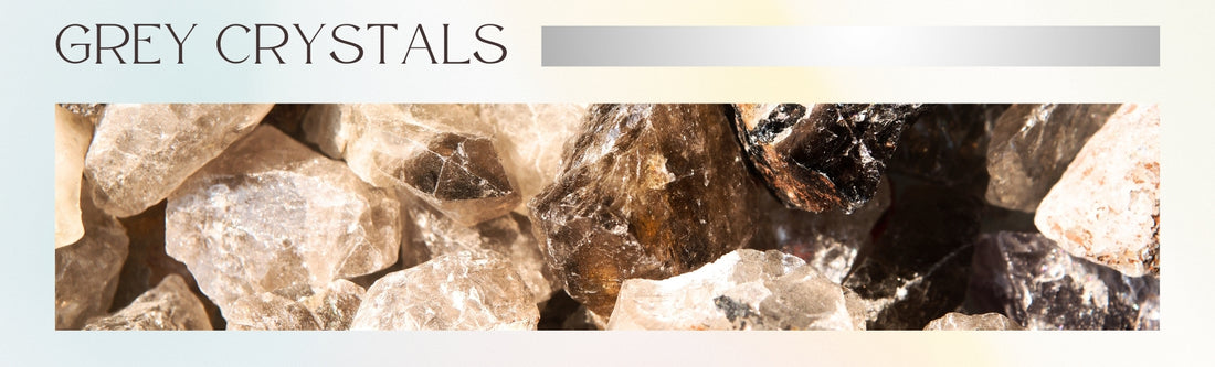 mystical grey crystals banner image