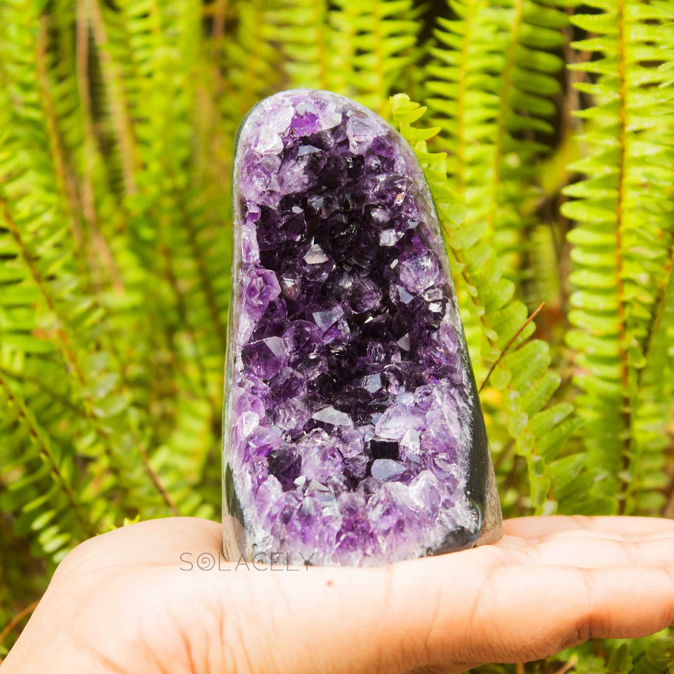 Natural Amethyst Geode Cluster - 410g