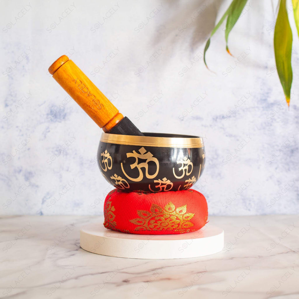 om print 4 inch tibetan singing bowl