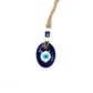 blue oval evil eye wall hanging 