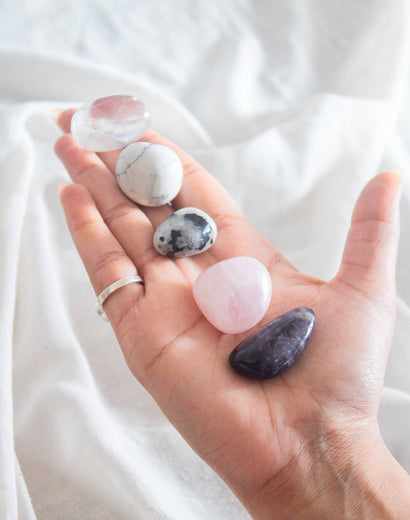 crystal for peace tumble stone