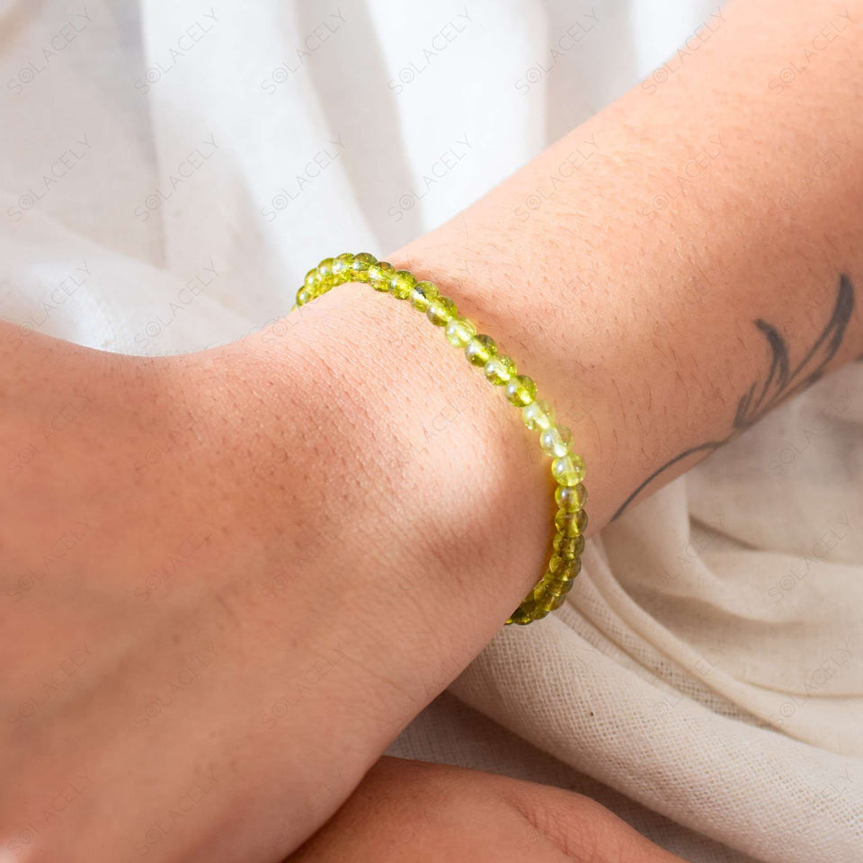 peridot bracelet