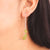 peridot stone earring