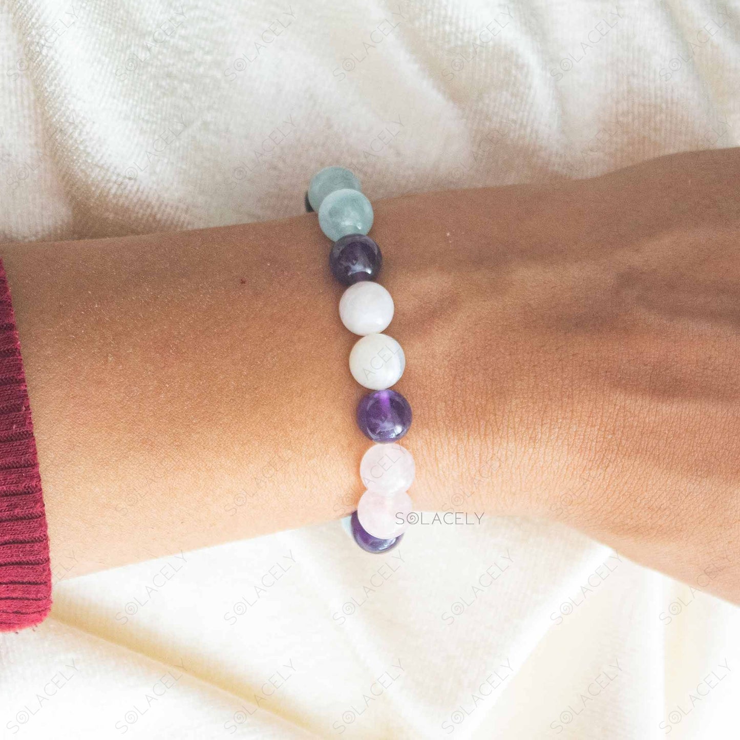 pisces birthstone gemstone bracelet