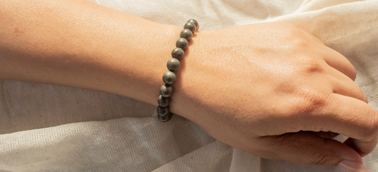 pyrite bracelet for abundance