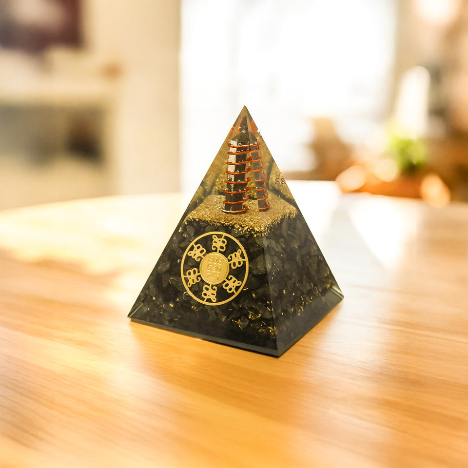 Pyrite Orgone Pyramid