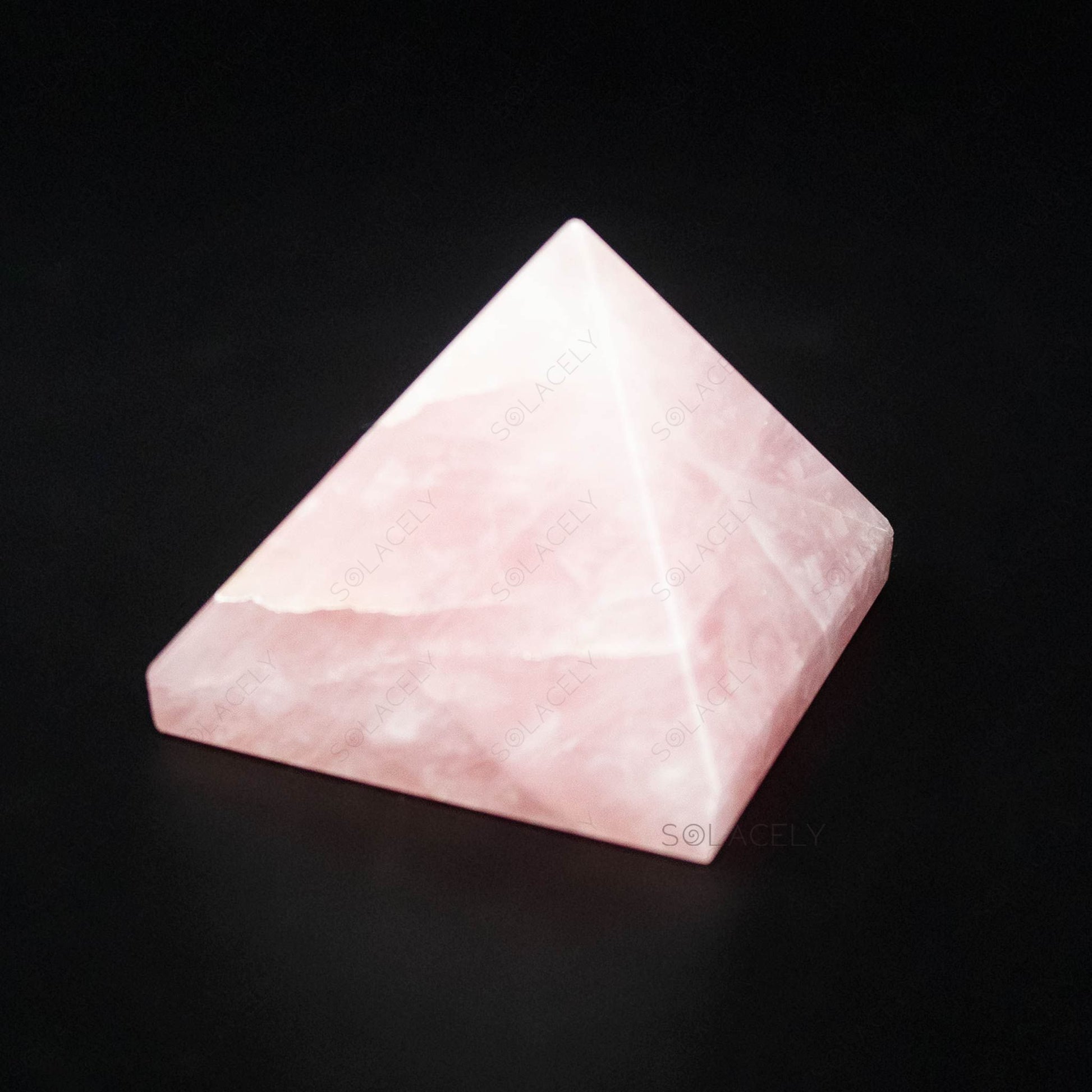 quartz rose pyramid