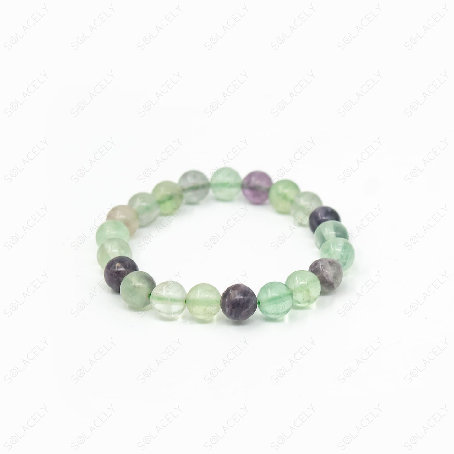 8mm rainbow fluorite bracelet