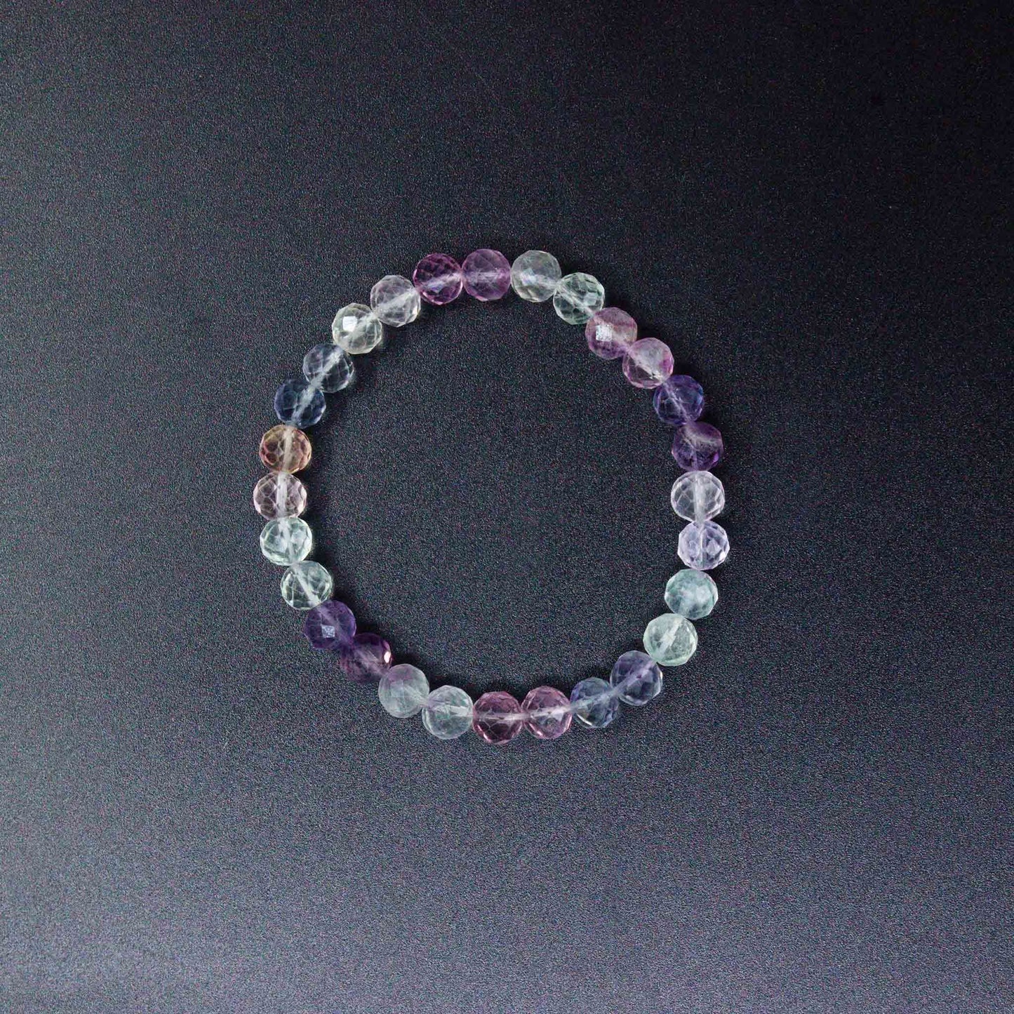 rainbow fluorite beads