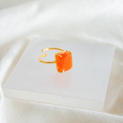 carnelian stone ring