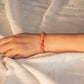 chip red carnelian bracelet
