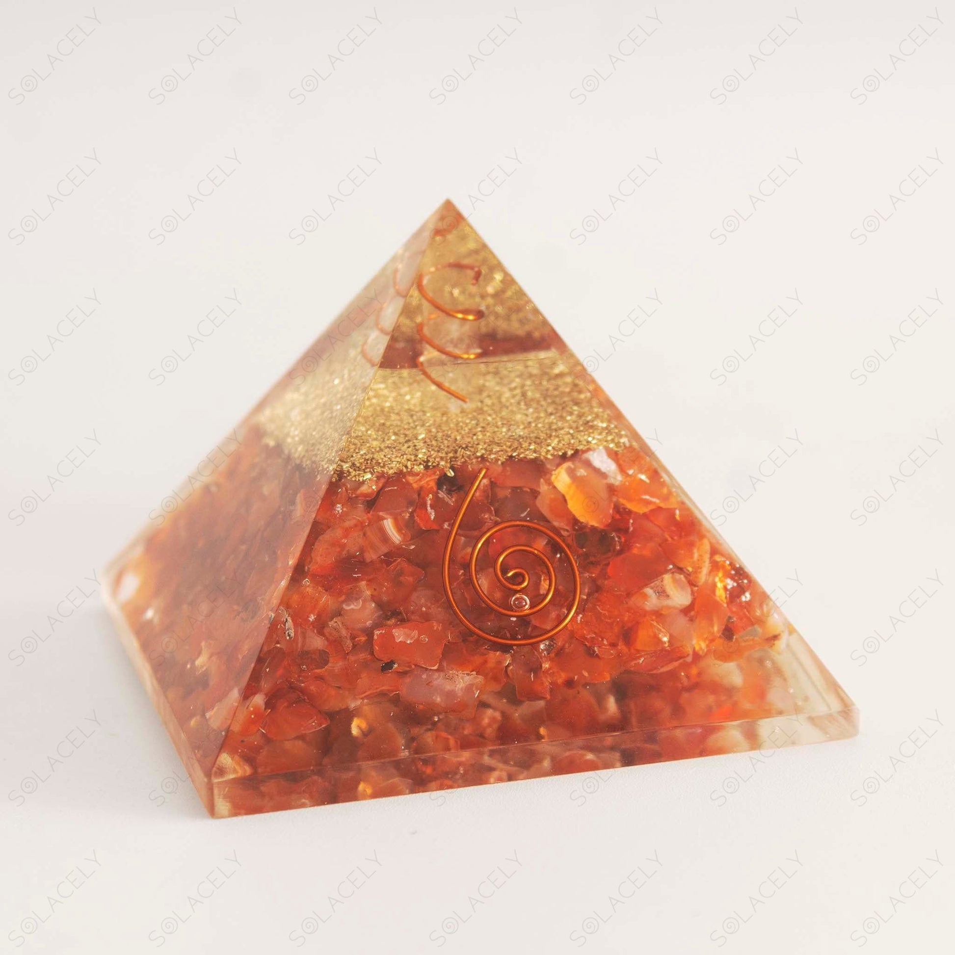 Carnelian Pyramid for joy