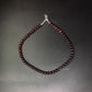 red garnet beaded necklace