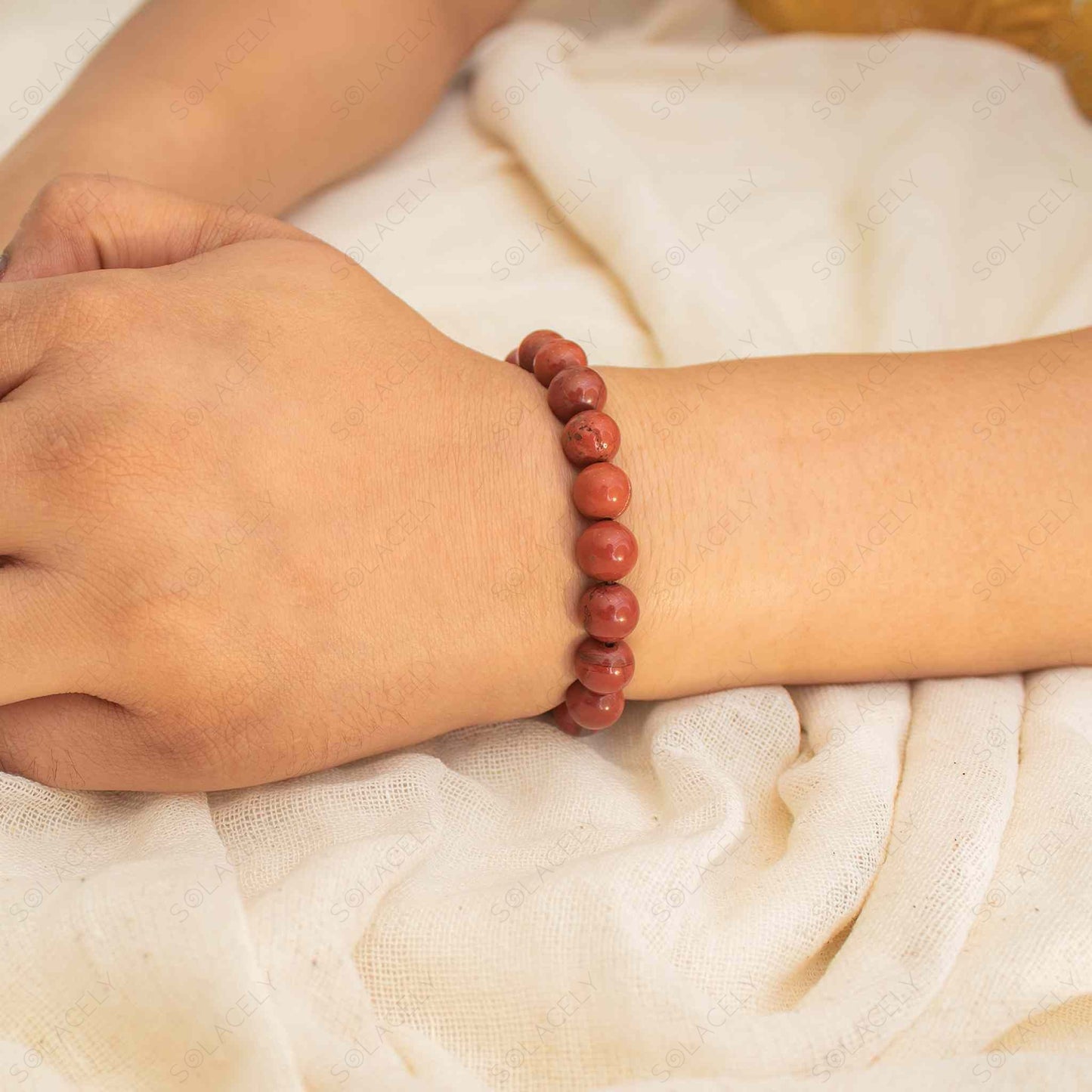 red jasper bracelet