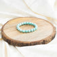 refined 8mm blue amazonite bracelet for luxurious accessory