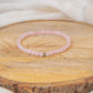 Rose Quartz Bracelet 4mm Beads