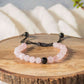 black tourmaline and rose quartz crystal bracelet benefits