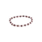 rose quartz and garnet 4mm beads