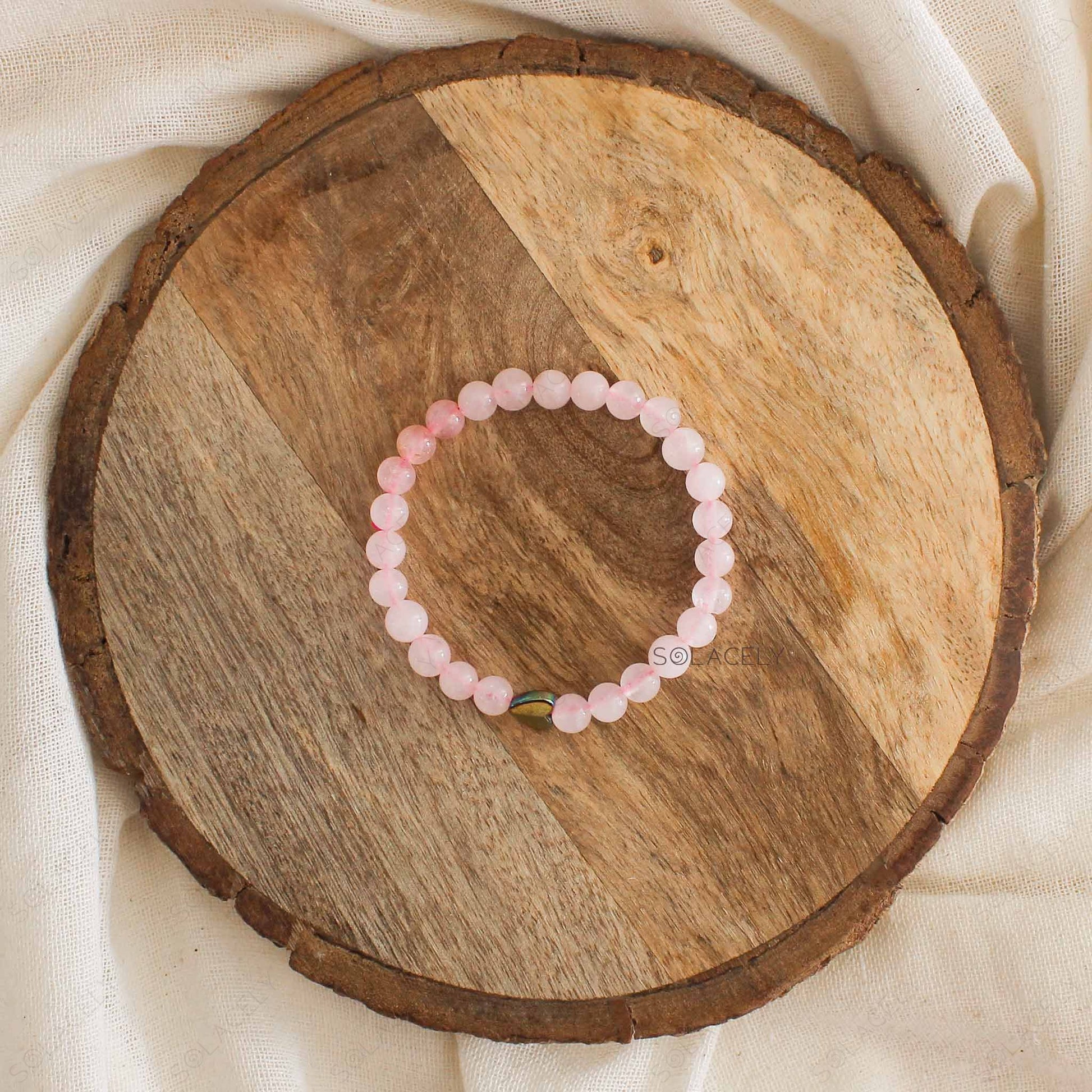 rose quartz bracelet