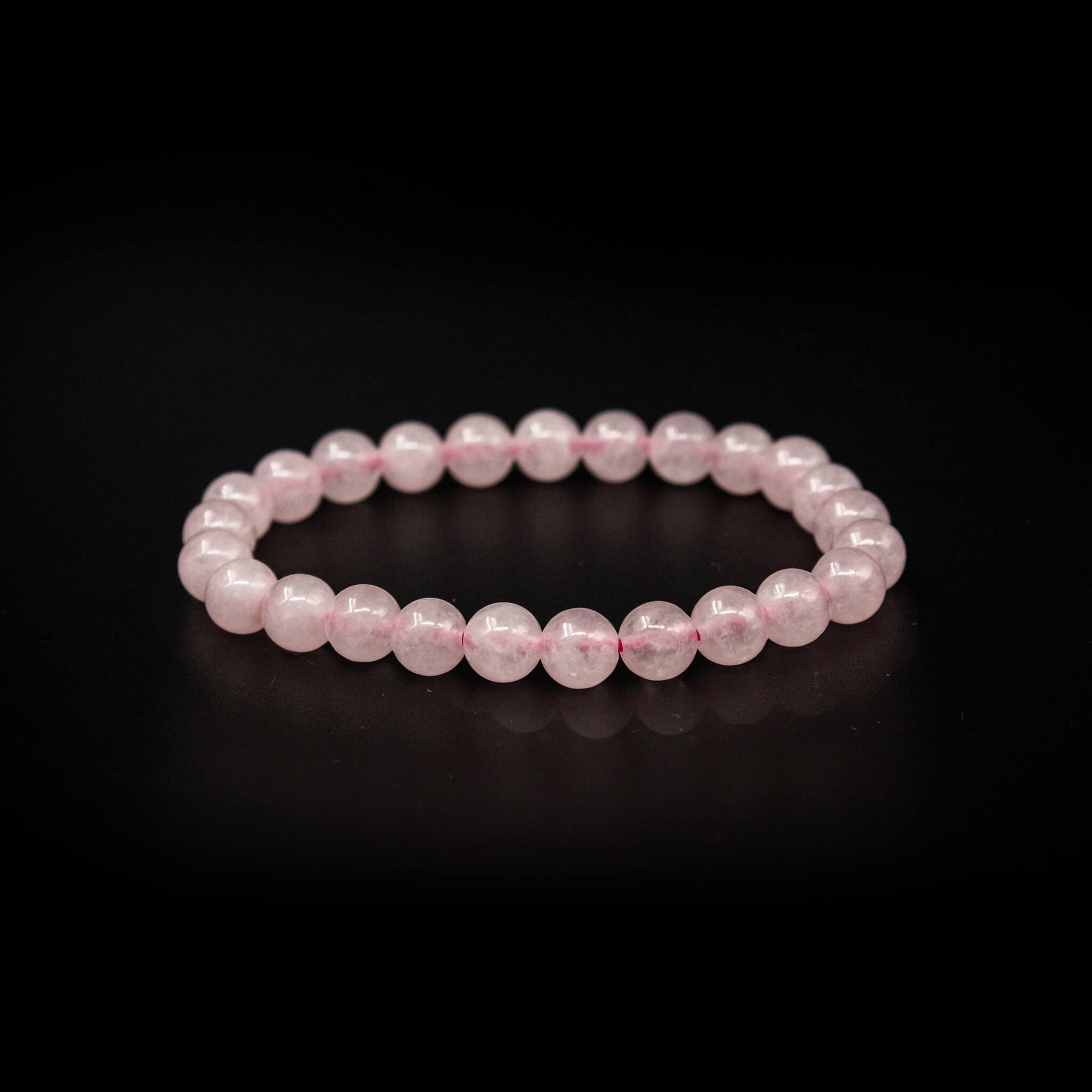 crystal rose quartz bracelet