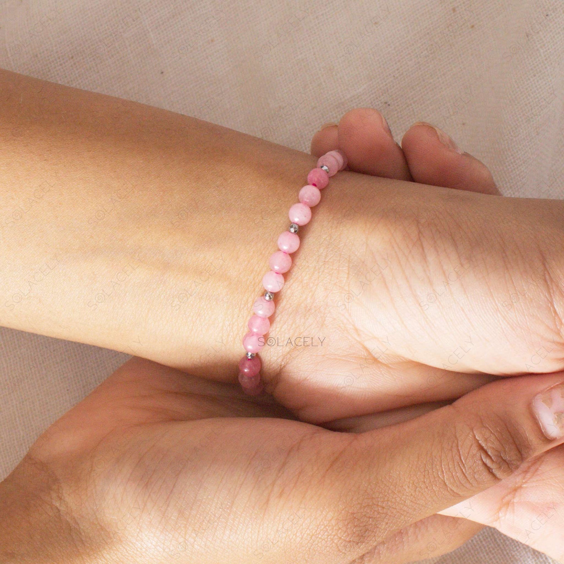 rose quartz bracelet