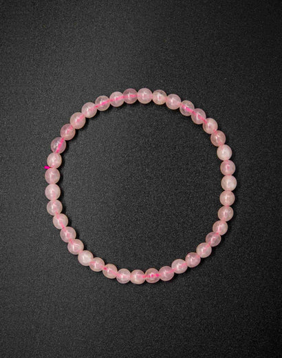 Rose Quartz Bracelet 4mm Beads