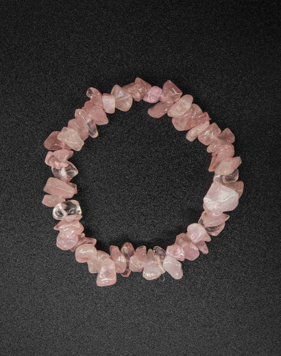 rose quartz handmade bracelet