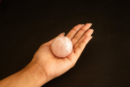 rose quartz crystal ball