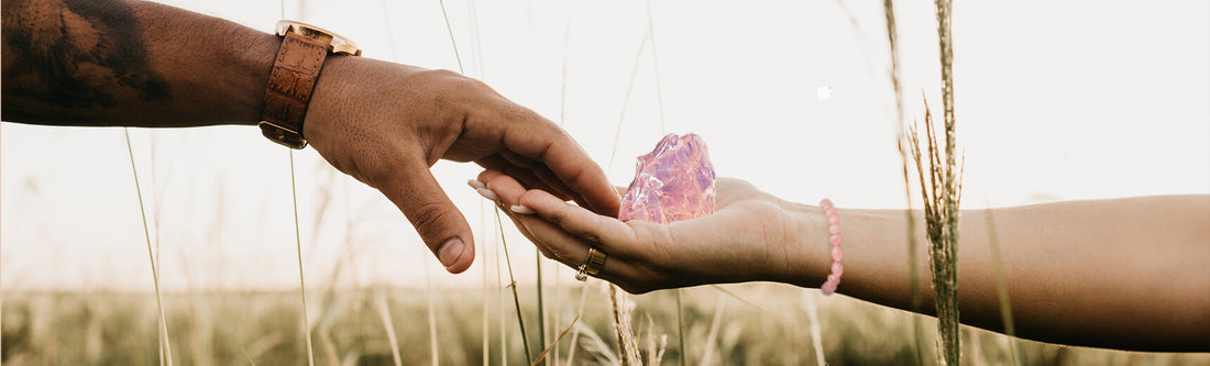 rose quartz crystal