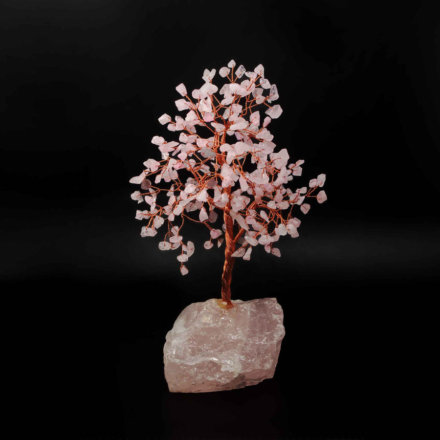 rose quartz tree of life