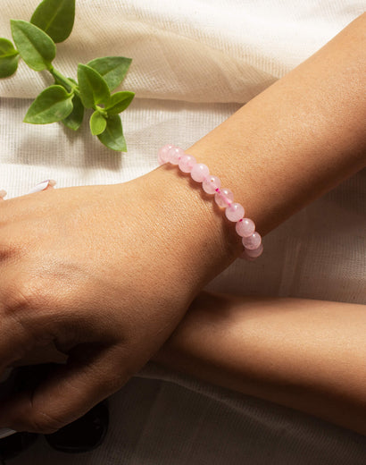 Rose Quartz Crystal Bracelet For Manifesting Love, Soulmate, Money, Wealth,  Relationships, Peace (Acrylic Butterfly) | Shopee Singapore