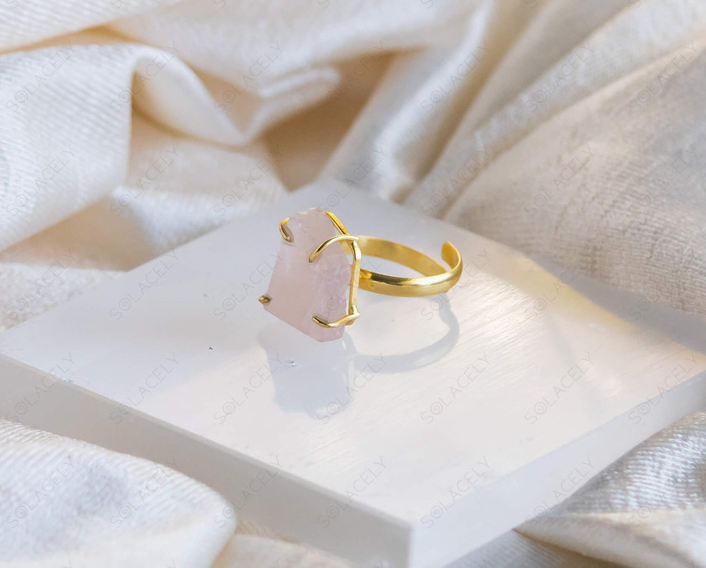rose quartz crystal rakhi gift for sister 