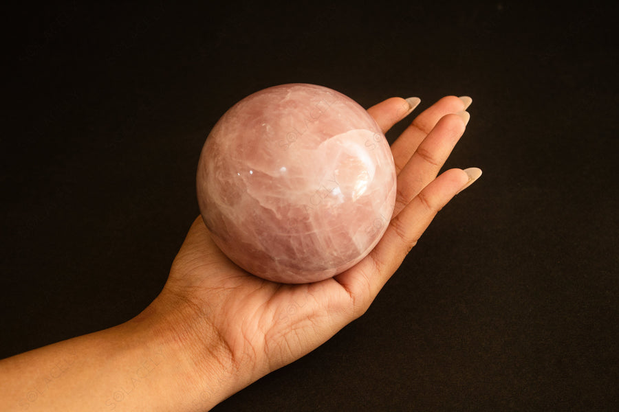 rose quartz round ball