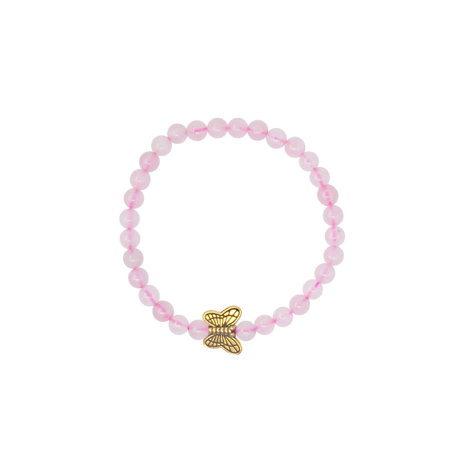 Rose Quartz Kids Bracelet 