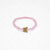 Rose Quartz Bracelet 4mm Beads With Butterfly Charm