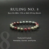 Ruling Number 8 Bracelet