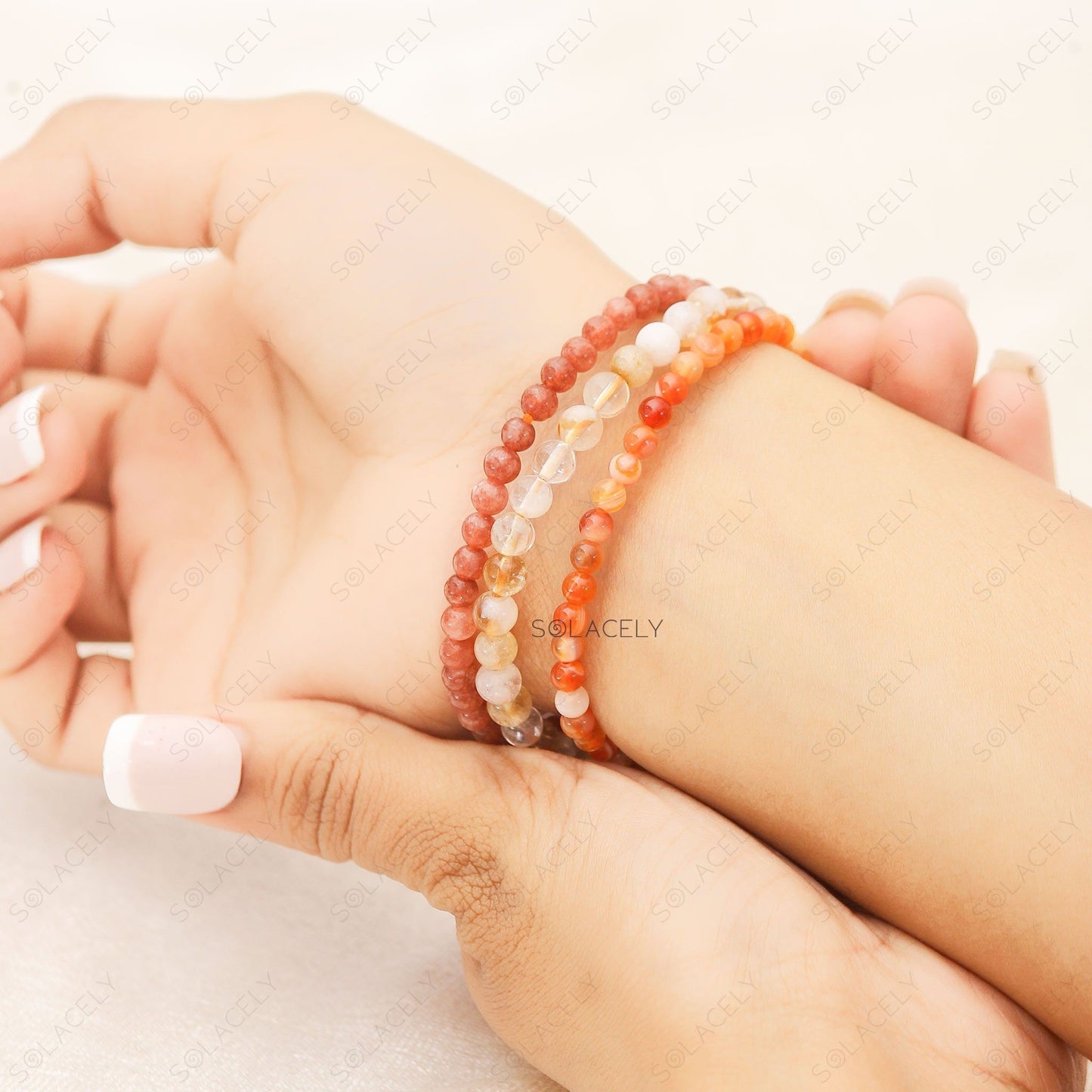 sacral chakra stackable set