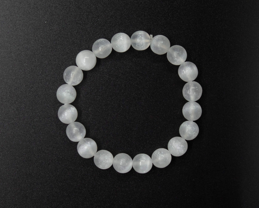 Selenite Bracelet 8mm Beads
