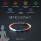 Seven Chakra Bracelet - 4mm Beads