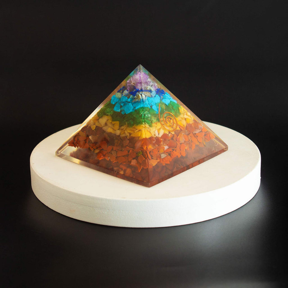 seven chakra orgone home decor