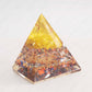 seven chakra pyramid with citrine tree of life with orgone