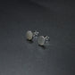 shell stud earrings