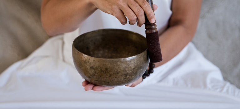 singing bowl mobile banner