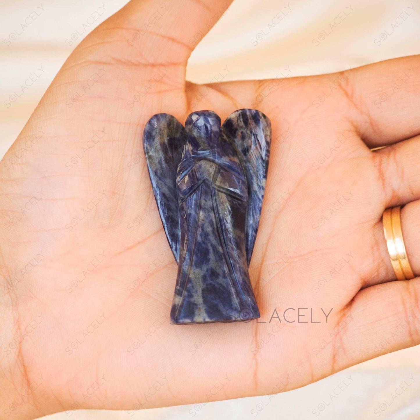 sodalite angelic crystal charm