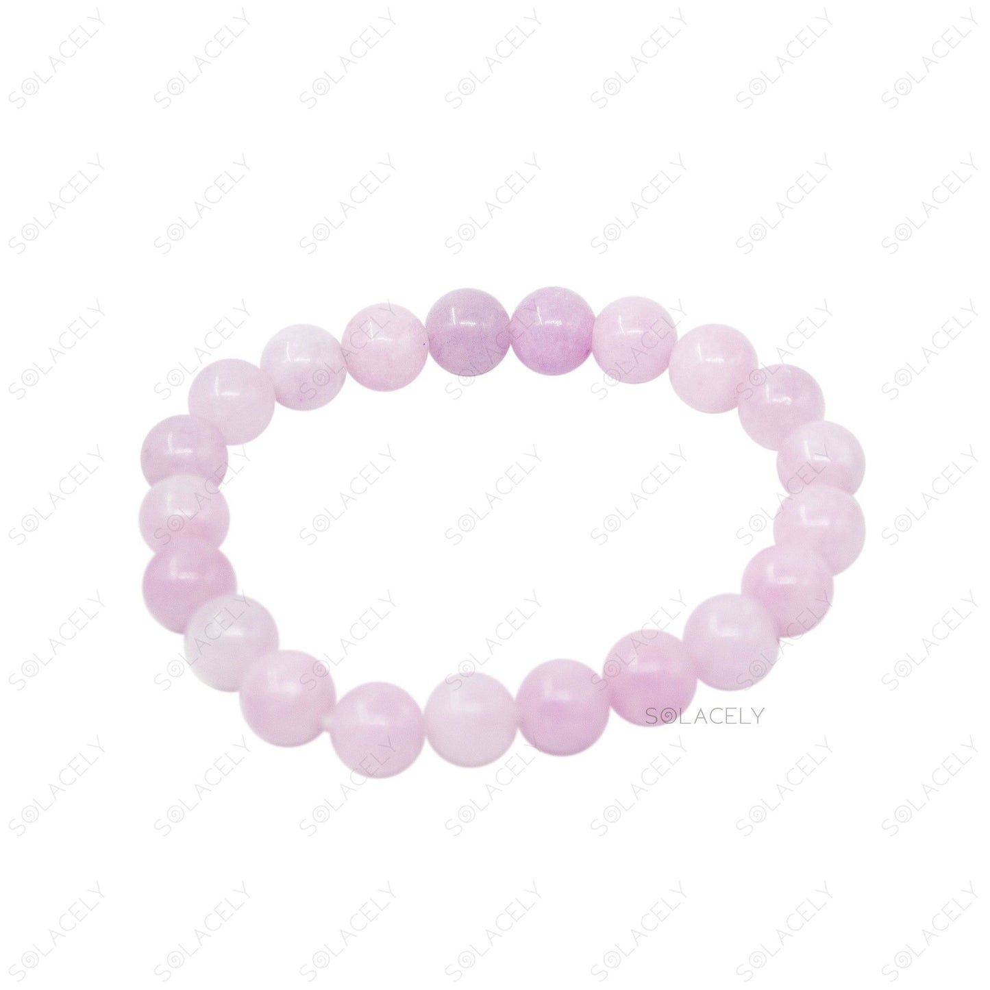 sophisticated kunzite crystal bracelet