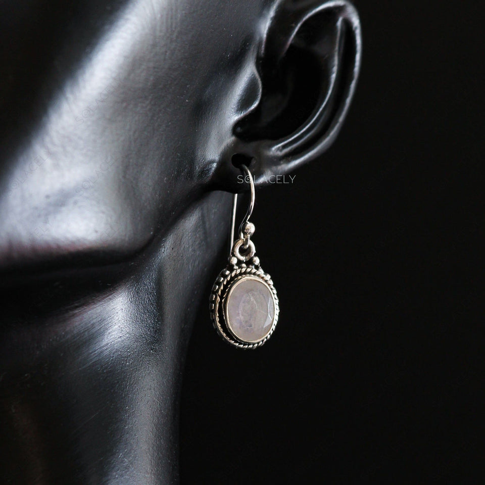 sterling silver bohemian oval